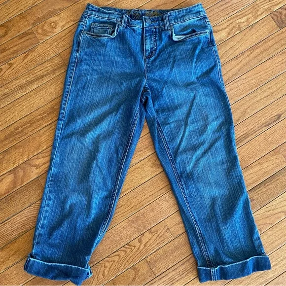 Tommy Hilfiger women’s calf roll up capri jeans size 4 - Picture 3 of 8
